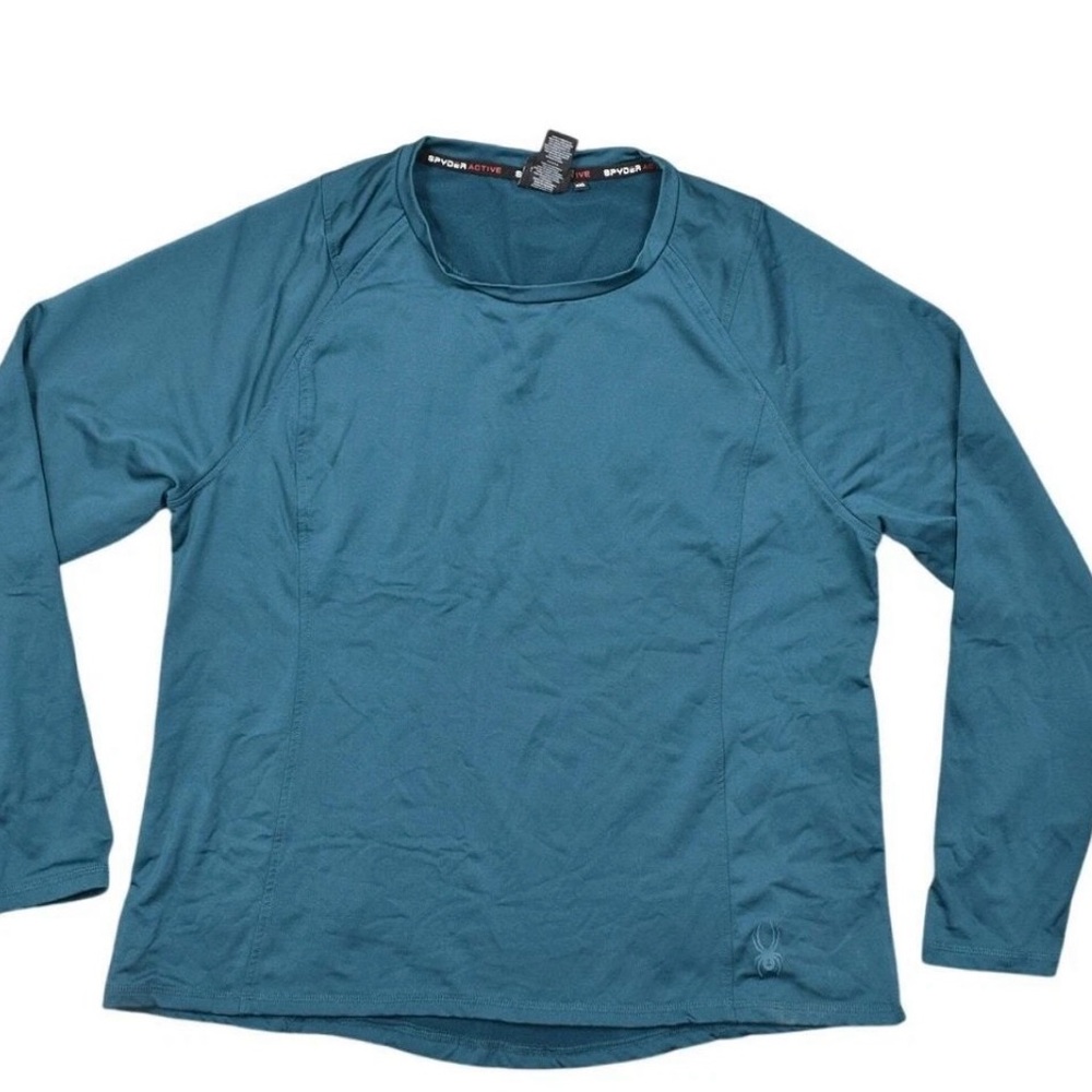 Spyder Active Sz XL Green Women’s Sweatshirt Pullove Top